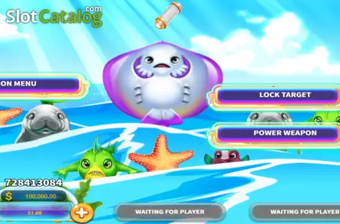 Game screen. Bombing Kraken slot