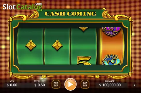 画面2. Cash Coming カジノスロット