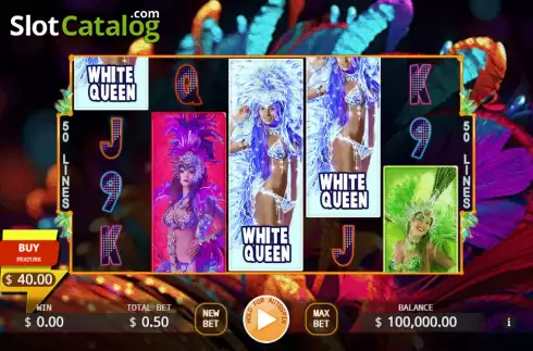 Reels screen. Carnival Queen (KA Gaming) slot