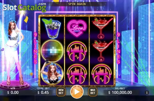 Reels screen. Party Girl Deluxe Lock 2 Spin slot