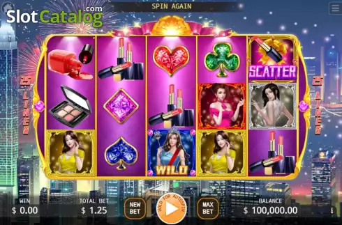 Game screen. Beauty Pageant slot