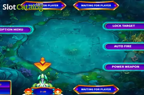 Game screen. Golden Crab (KA Gaming) slot