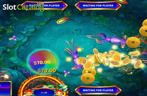 Win screen. Golden Crab (KA Gaming) slot