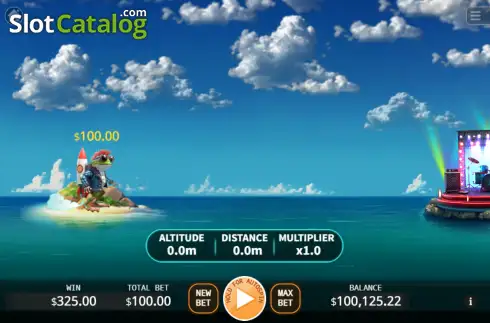 Pantalla2. Frog Rocket Tragamonedas