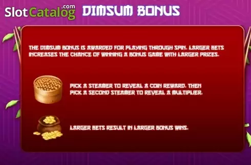 Paytable 5. Dim Sum (KA Gaming) slot