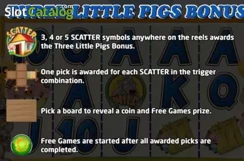 Écran6. Three Little Pigs (KA Gaming) Machine à sous