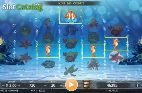 Win screen. Deep Sea Adventure ( Ka Gaming) slot