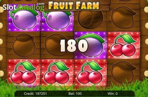 Ekran3. Fruit Farm (Kajot Games) yuvası