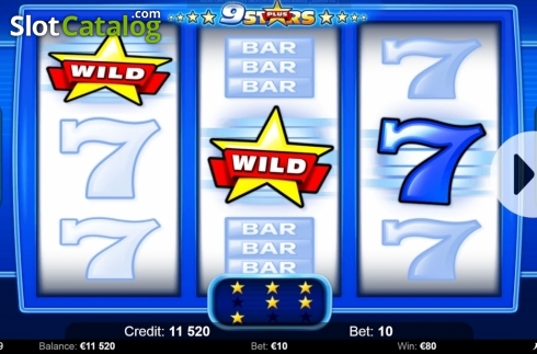 Wilds. 9 Star Plus slot