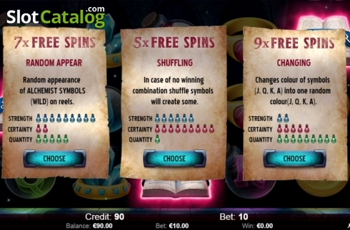 Choose Free Spins. Alchemy (KAJOT) slot