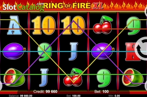 Reel Screen 1. Ring Of Fire XL slot