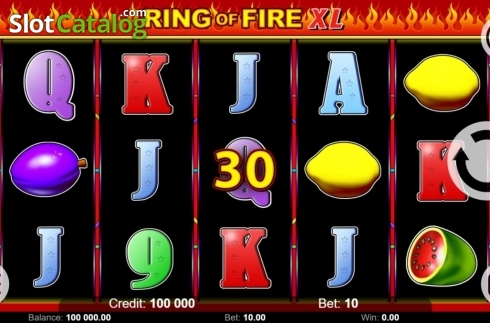 Win Screen. Ring Of Fire XL slot