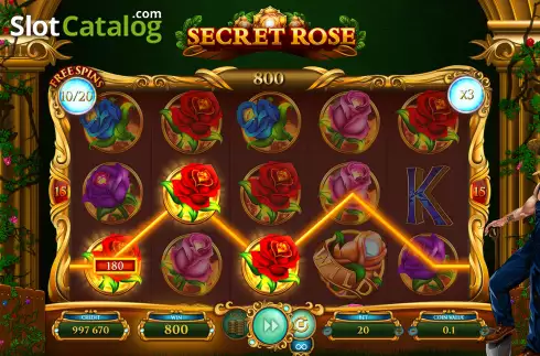 Free Spins Win Screen 3. Secret Rose slot