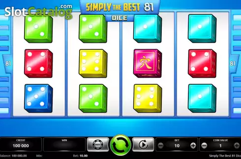 Schermo2. Simply The Best 81 Dice slot