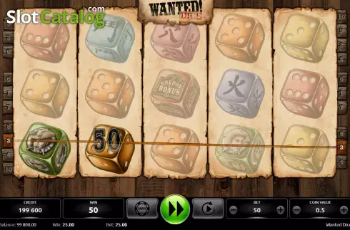 Schermo4. Wanted Dice slot