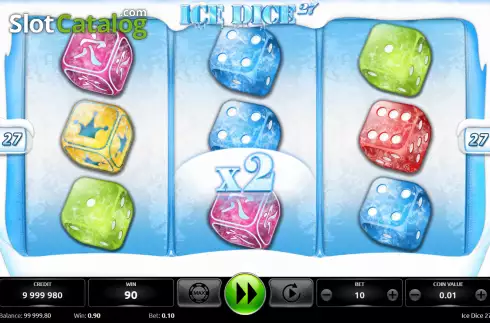 Win screen 2. Ice Dice 27 slot
