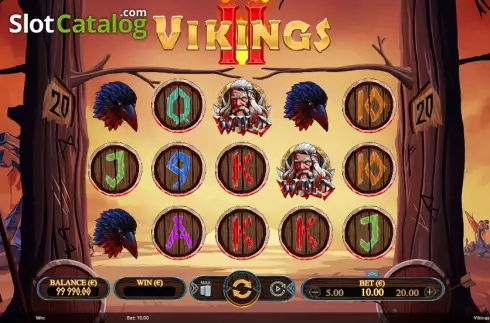 Reels screen. Vikings II slot