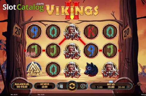 Win screen. Vikings II slot