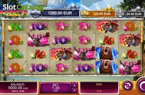 Скрин3. Mammoth Chase: Easter Edition слот