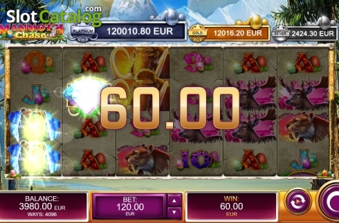 Schermo4. Mammoth Chase: Easter Edition slot