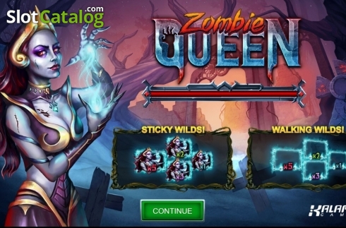 Bildschirm2. Zombie Queen slot