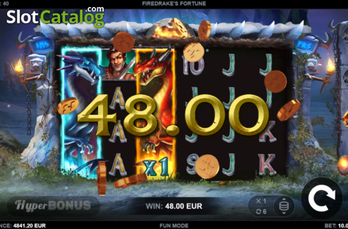 Bildschirm4. Firedrake’s Fortune slot