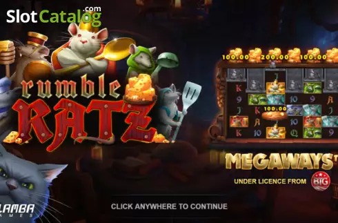 Bildschirm2. Rumble Ratz Megaways slot