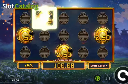 Bonus Game Win Screen 2. Divine Gongs slot