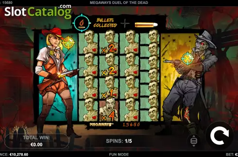 Free Spins 4. Duel Of The Dead Megaways slot