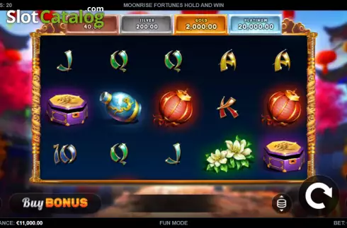 Bildschirm2. Moonrise Fortunes Hold & Win slot