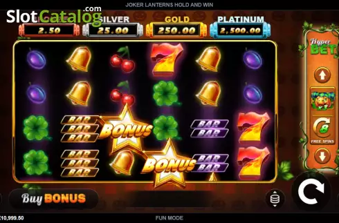Bildschirm2. Joker Lanterns Hold and Win slot