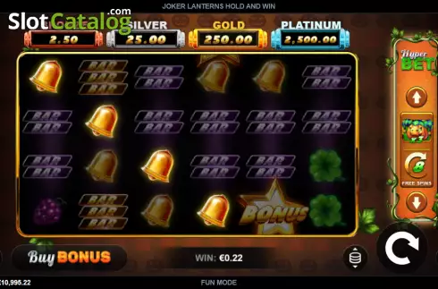 Bildschirm3. Joker Lanterns Hold and Win slot