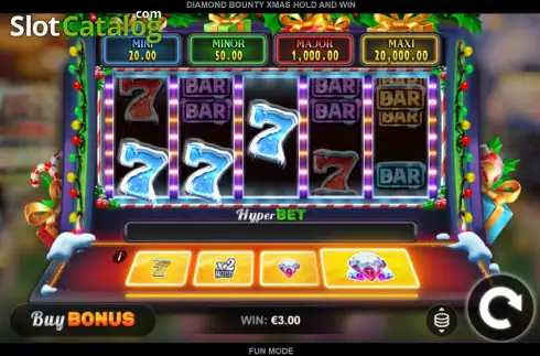 Bildschirm3. Diamond Bounty Xmas Hold and Win slot