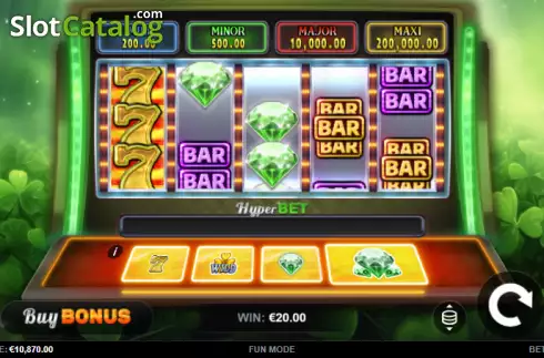 Bildschirm3. Emerald Bounty 7s Hold and Win slot