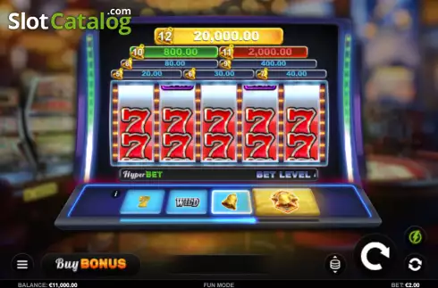 Bildschirm2. Cashpot Strike 7s slot