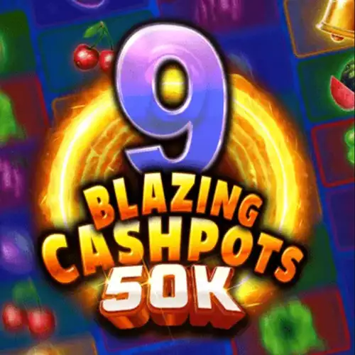 9 Blazing Cashpots 50k Λογότυπο