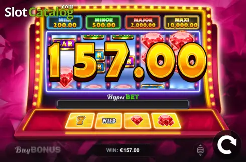 Schermo3. Ruby Heist Hold and Win slot