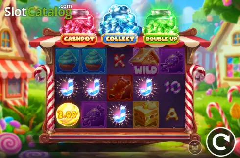 Pantalla3. 3 Candy Pots Tragamonedas 