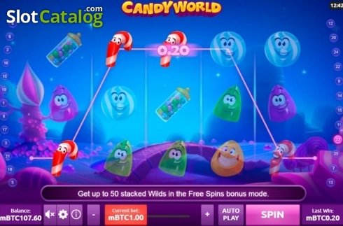 Win Screen 3. Candy World (Rakki) slot