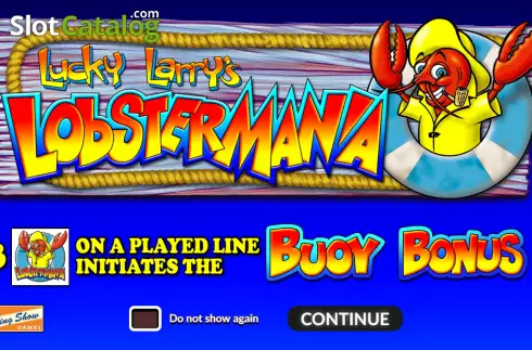 Bildschirm2. Lucky Larry's Lobstermania (King Show Games) slot