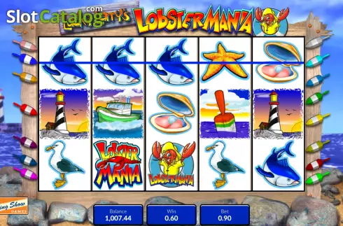 Écran5. Lucky Larry's Lobstermania (King Show Games) Machine à sous