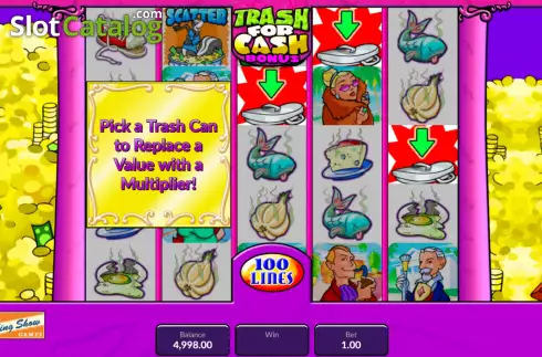 Bonus Game Pick Object Win Screen. Stinkin' Rich (King Show Games) slot