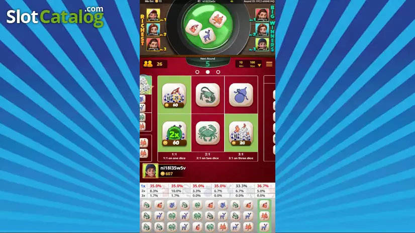 Win Screen in Fish Prawn Crab 2 Reel-Screen