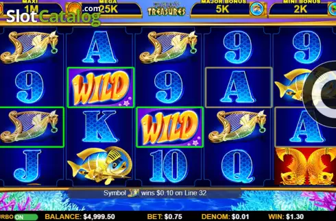 Win screen 2. Ocean Spin Kingdom's Treasures slot