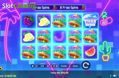 Free Spins GamePlay Screen. Cherry Supreme slot