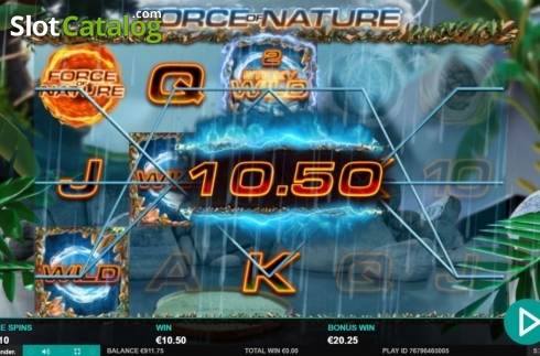 Win. Force of Nature slot