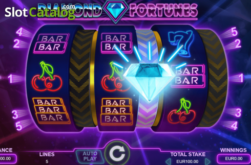 Skärmdump4. Diamond Fortunes slot