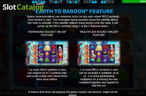 Schermo5. Baboon To The Moon slot