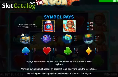 Schermo8. Baboon To The Moon slot