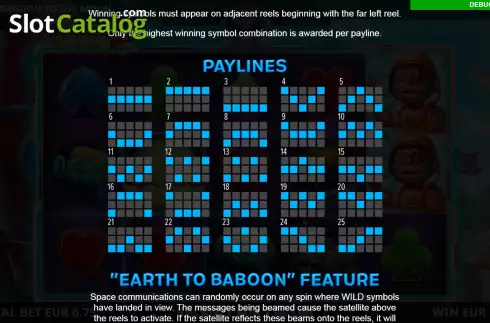 Bildschirm9. Baboon To The Moon slot